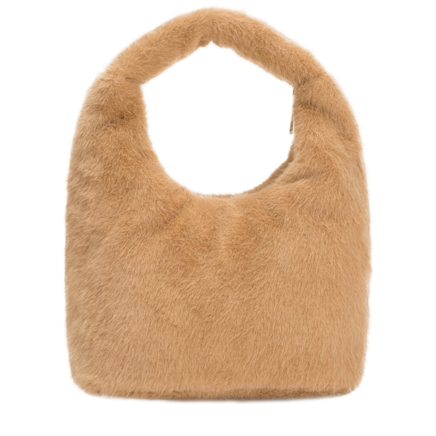 Faux Fur Scoop Grab Bag | Tan