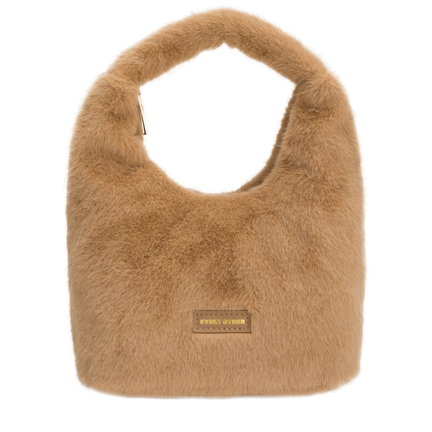 Faux Fur Scoop Grab Bag | Tan