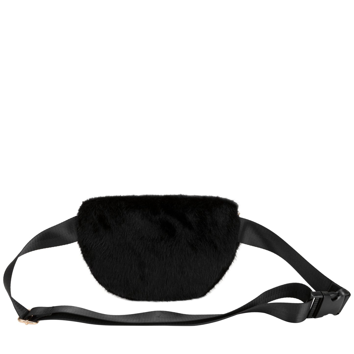 Faux Fur Sling Bag | Black