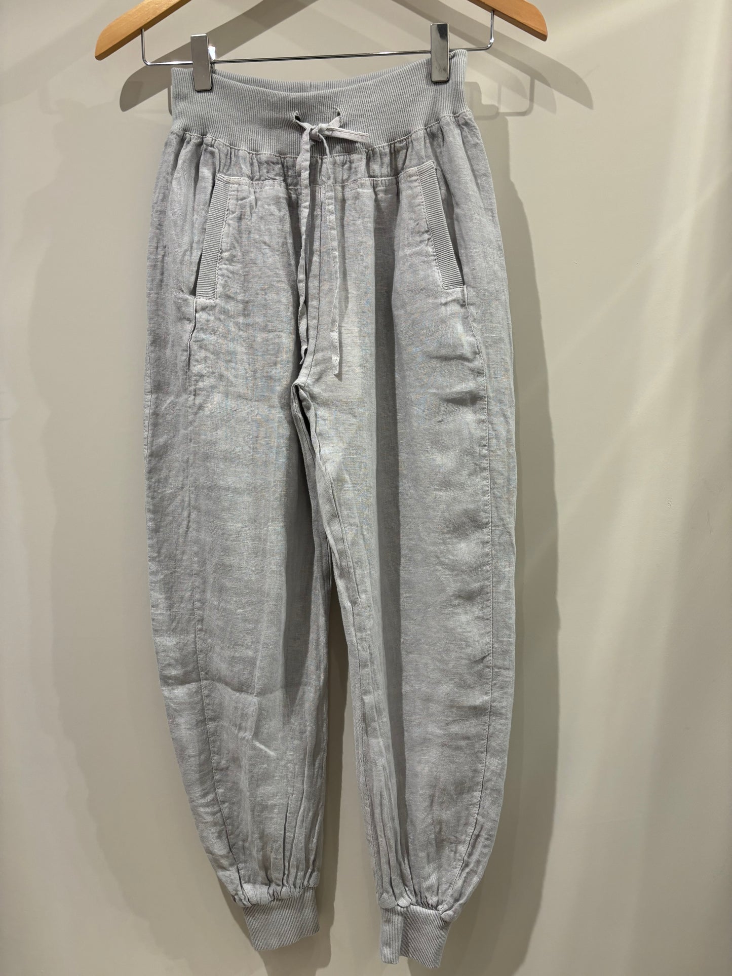 Ultimate Linen Joggers | Light Grey