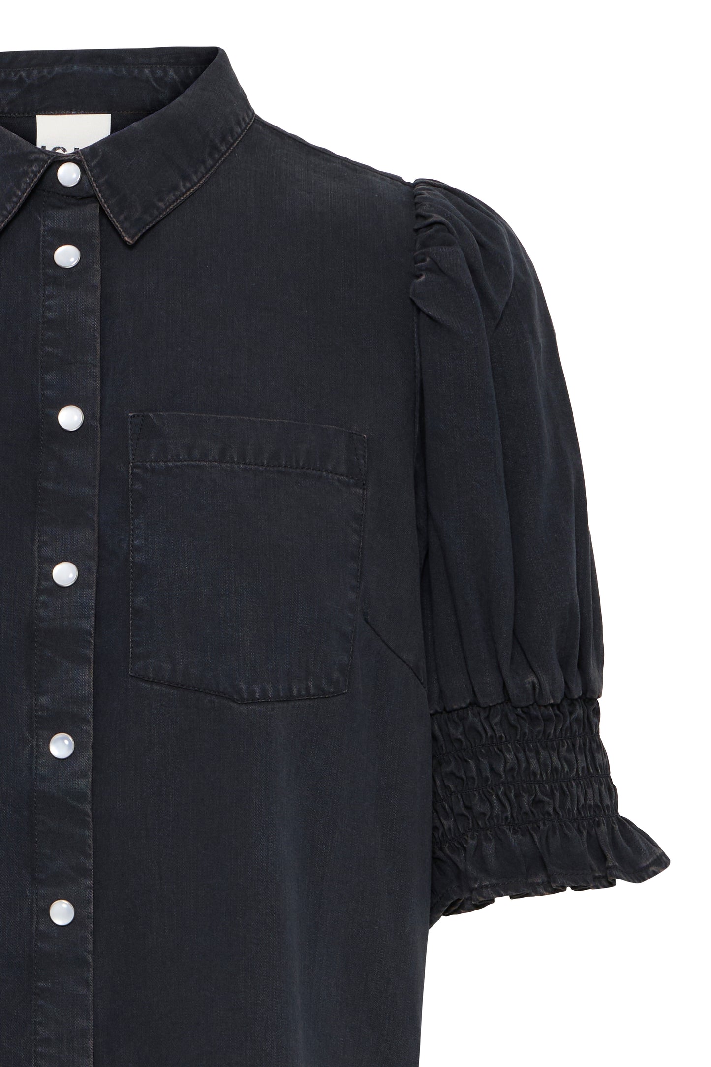 Ichi Borgie Shirt | Washed Black