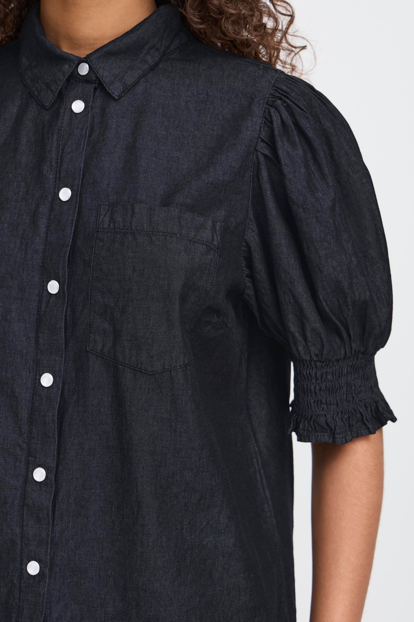 Ichi Borgie Shirt | Washed Black