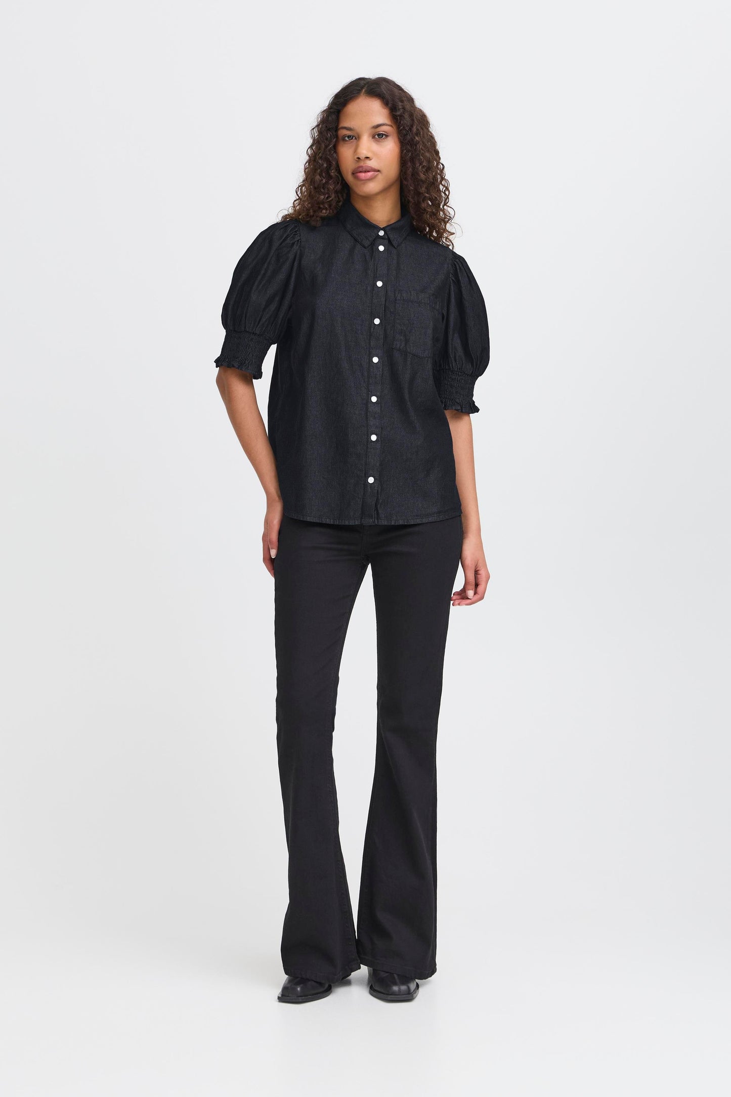 Ichi Borgie Shirt | Washed Black