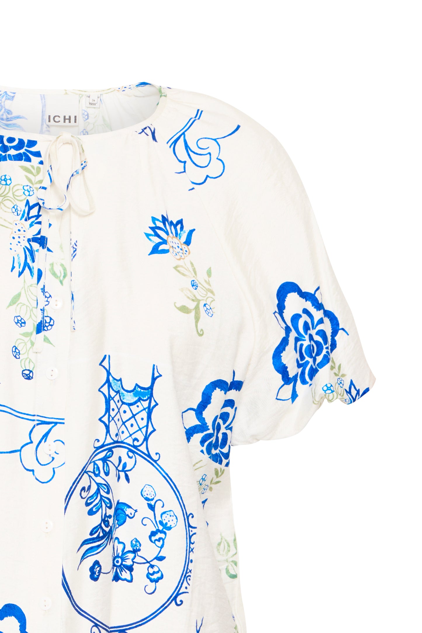 Ichi Ihlucie Shirt | Big Scale Tile Aop