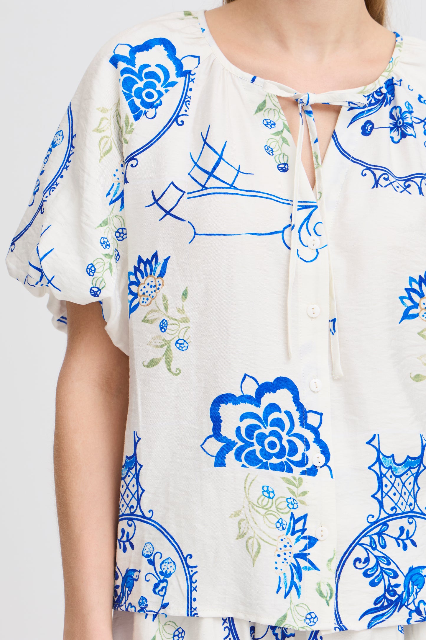 Ichi Ihlucie Shirt | Big Scale Tile Aop