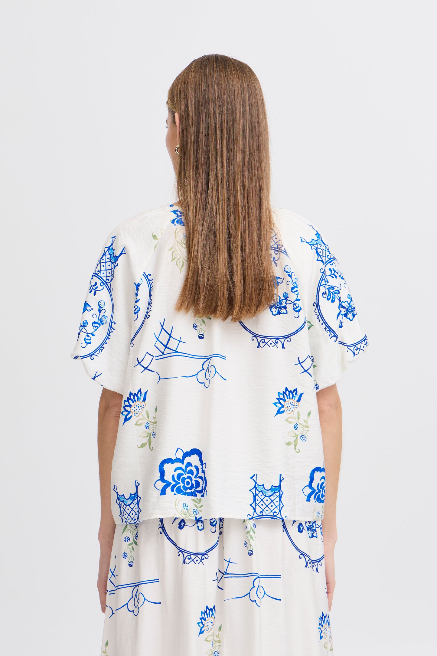 Ichi Ihlucie Shirt | Big Scale Tile Aop