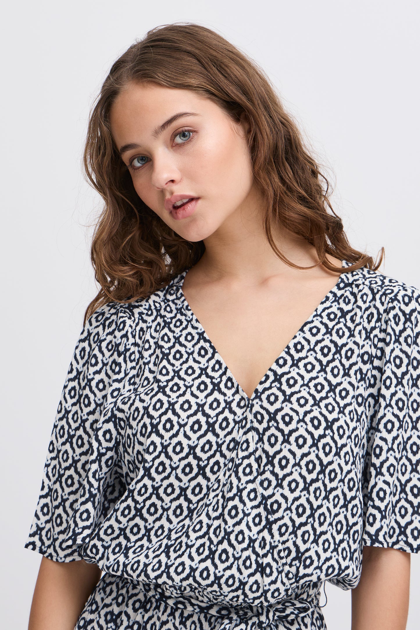 Ichi Marrakech Jumpsuit | Total Eclipse Ikat