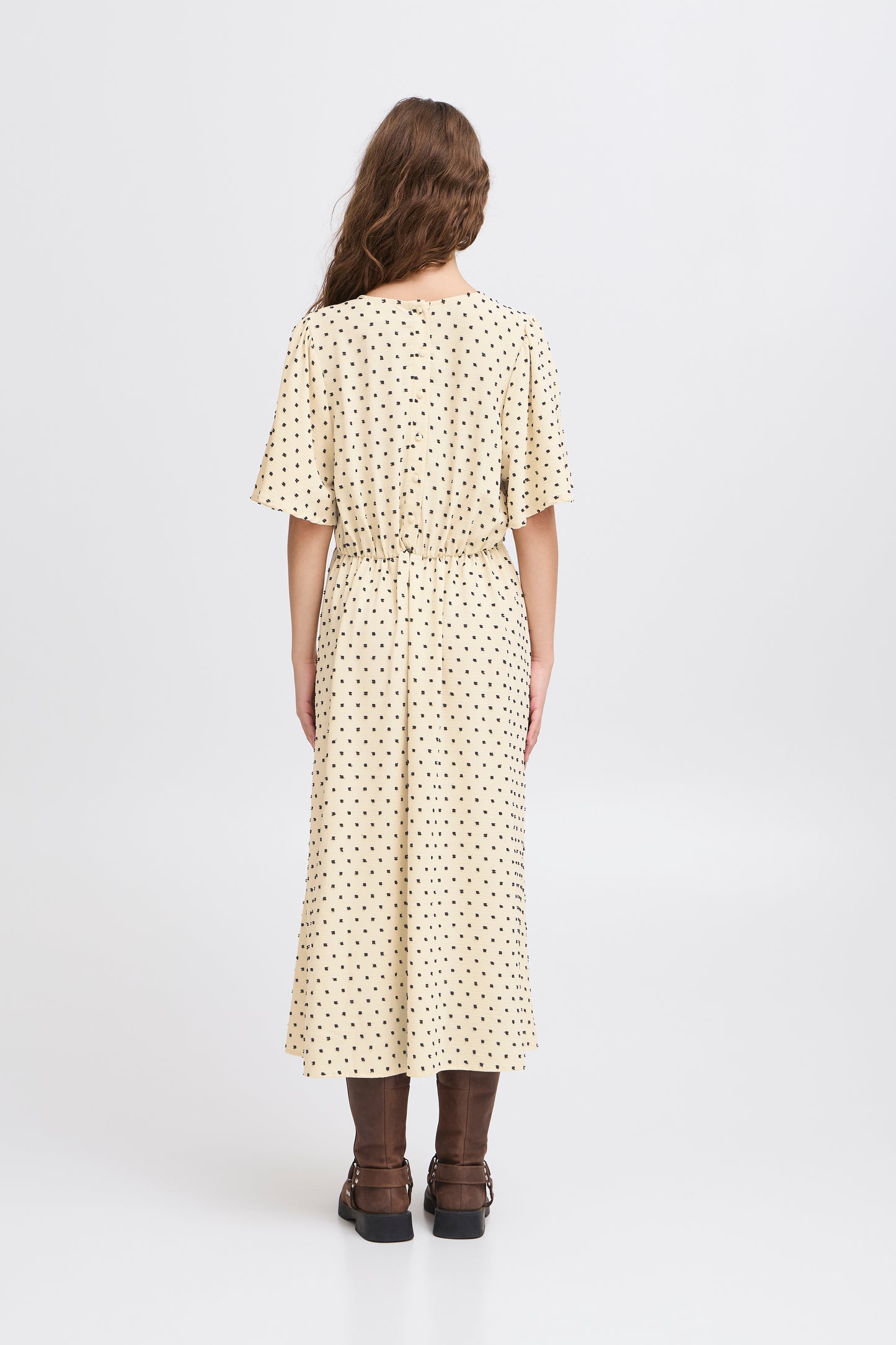 Ichi IhZabby Dress | Almond Milk