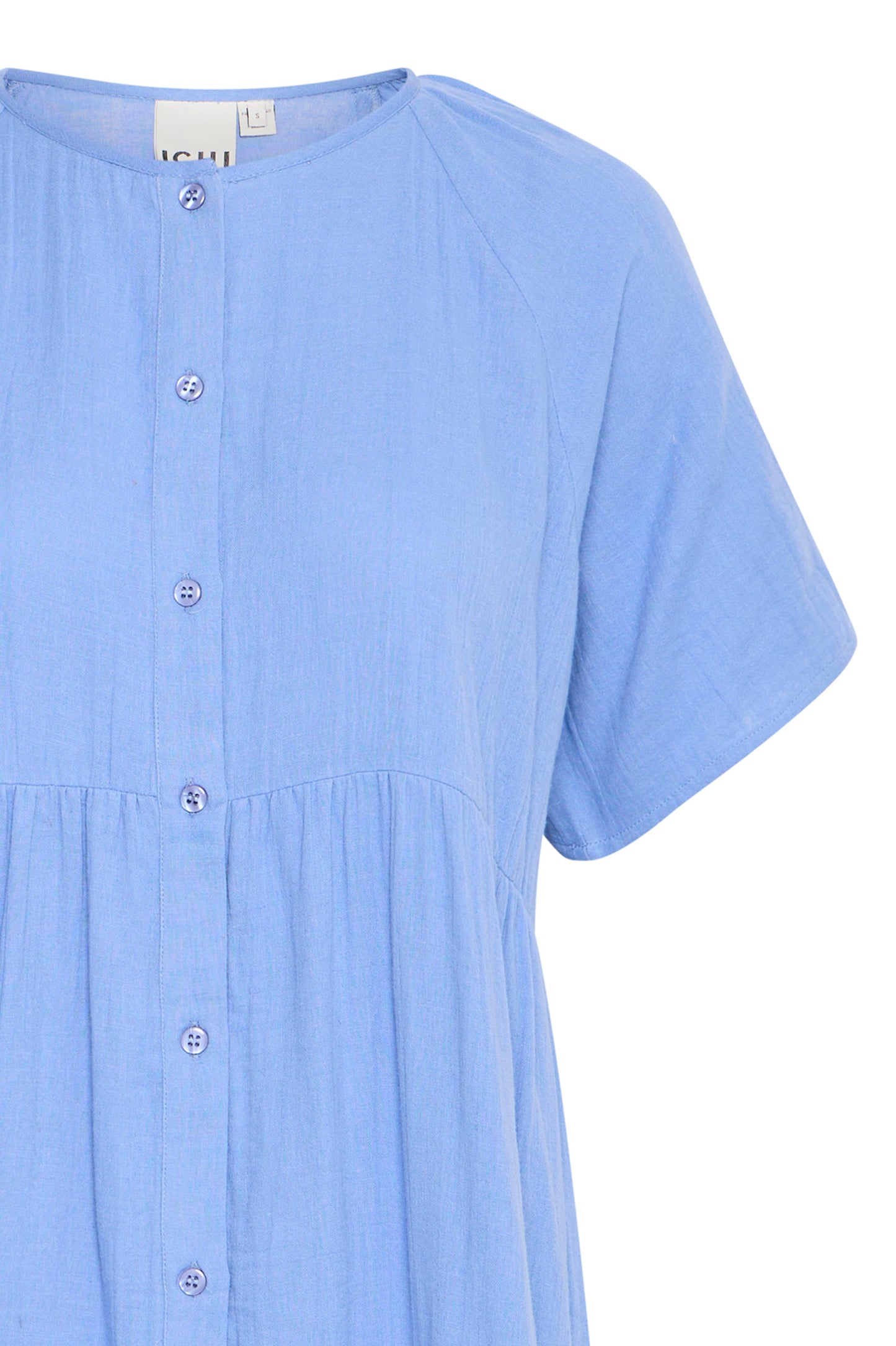 Ichi Iafoxa Midi Dress | Della Robbia Blue