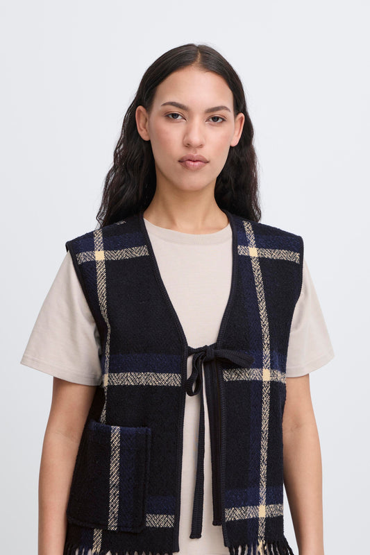Ihfoniza Waistcoat | Patriot Blue