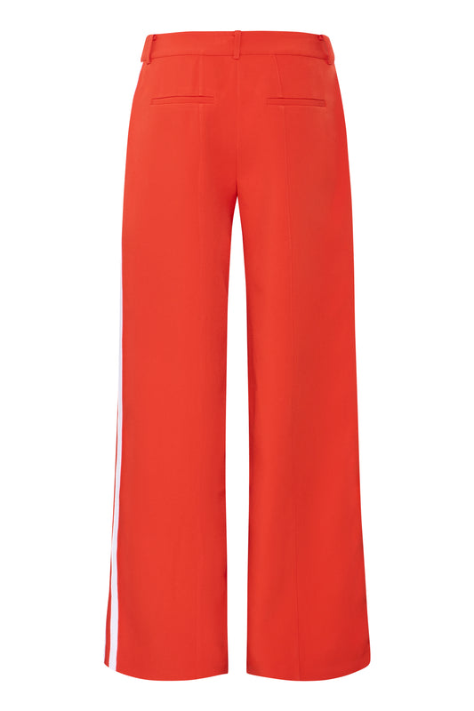 Ichi Folavi Trousers | Fiery Red