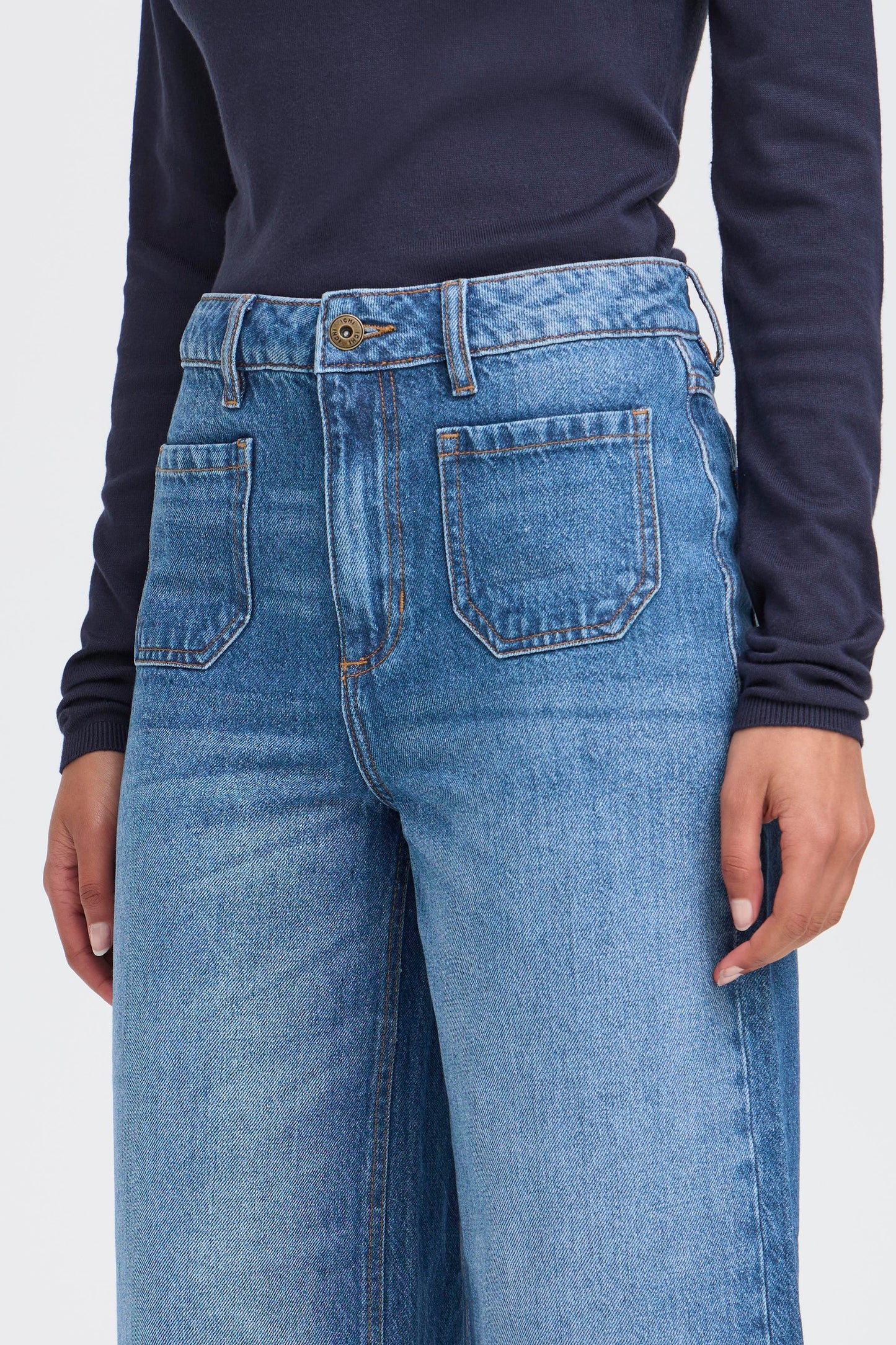 Ichi Pamala Jeans | Dark Blue