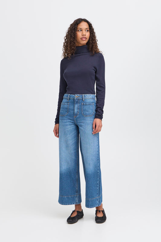 Ichi Pamala Jeans | Dark Blue