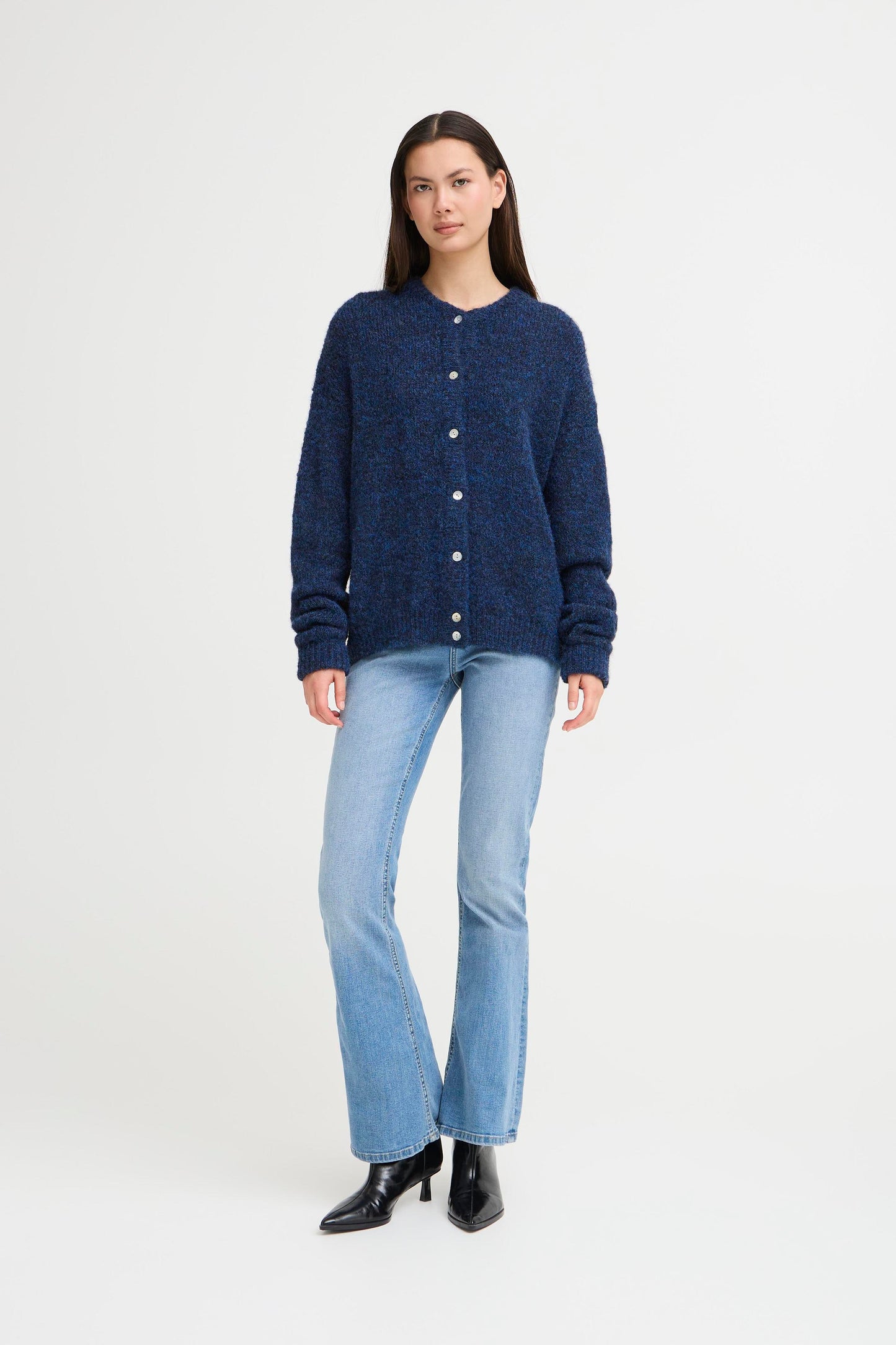 Ichi Belablue Cardigan | Patriot Blue