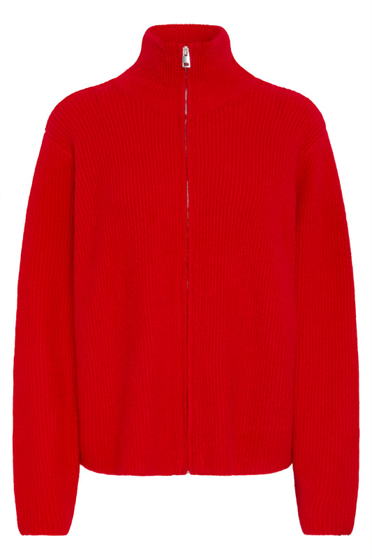 Ichi IhDucie Cardigan | Fiery Red