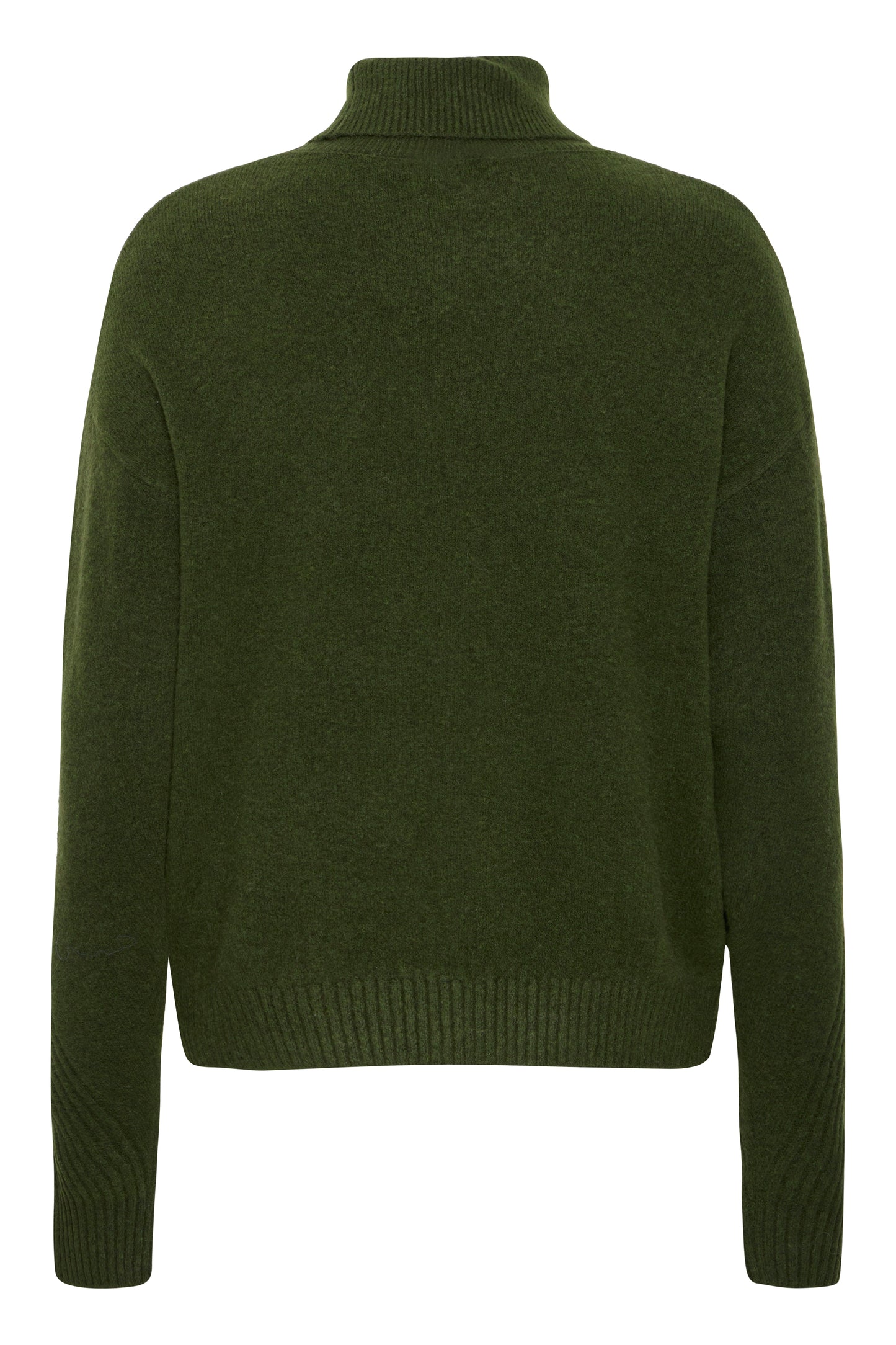 Ichi Dasila Roll Neck Jumper | Rifle Green