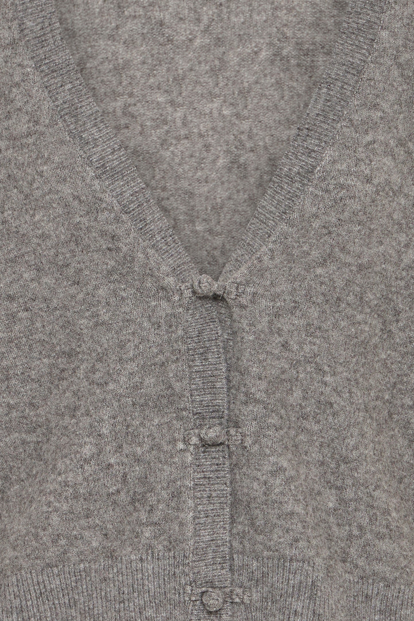 Ichi Dasila Cardigan | Dark Grey Melange