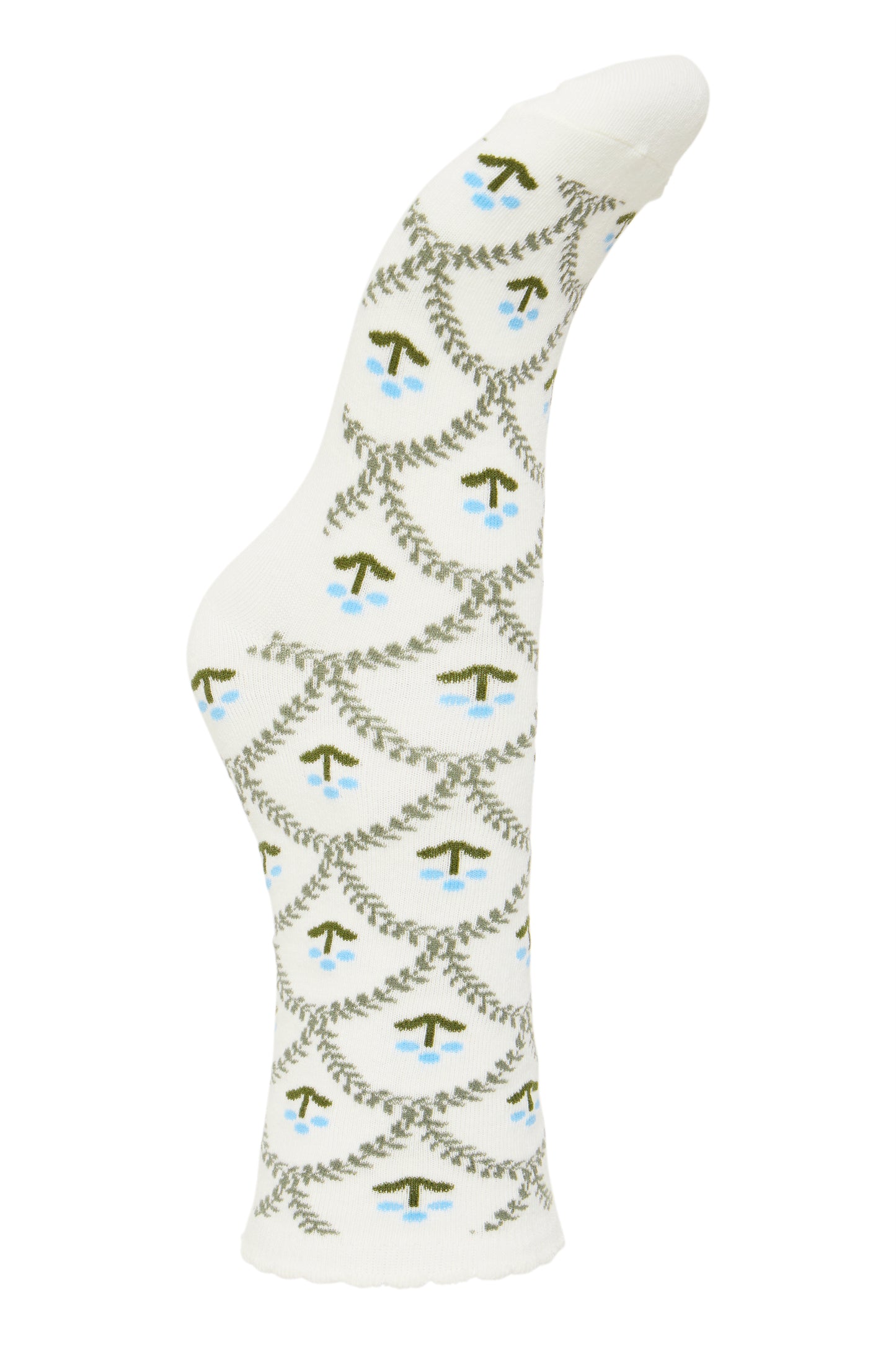 Ichi IaFloral Socks | Mulled Basil