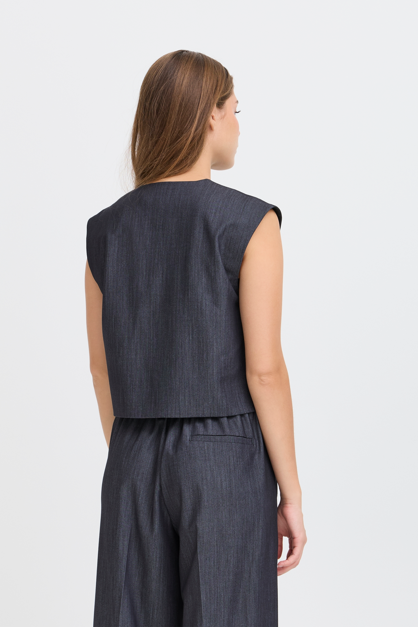 Ichi Jumi Waistcoat | Dark Blue