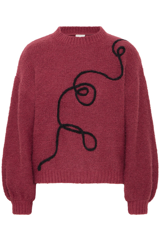 Ichi IhCatrina Pullover | Maroon
