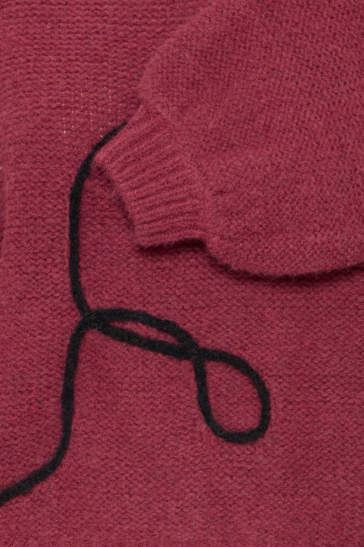 Ichi Catrina Pullover | Maroon