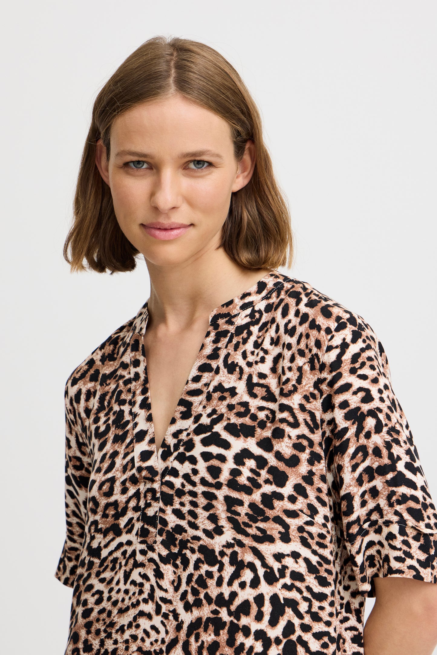 B Young Bymmjoella Dress | Birch Leopard