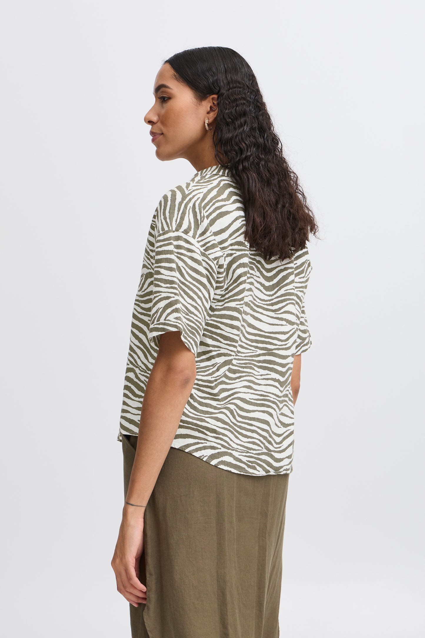 B Young Byfalakka Short Sleeve Shirt | Animal Kalamata Mix