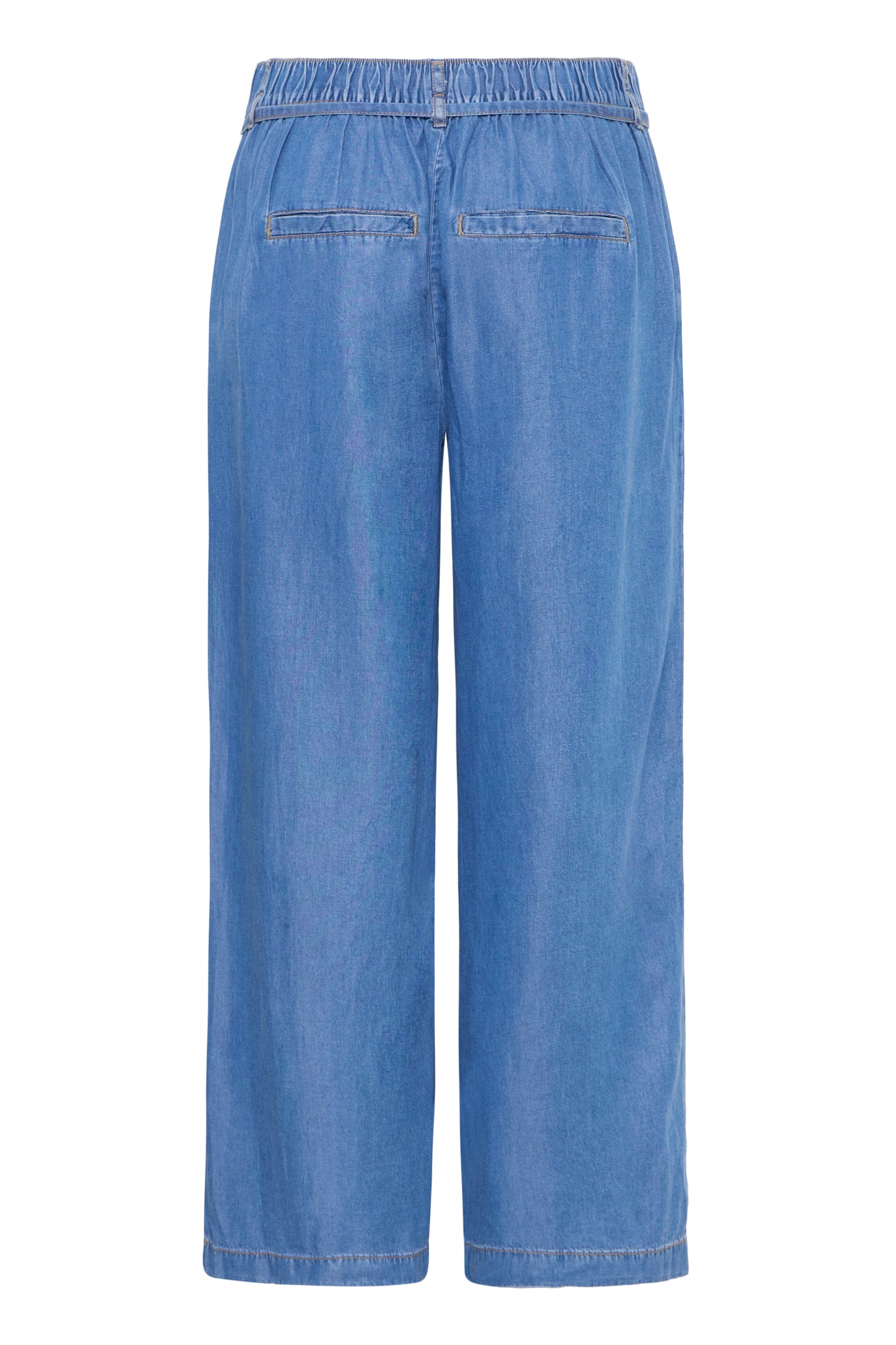 B Young Bykosmo Crop Pants | Mid Blue Wash