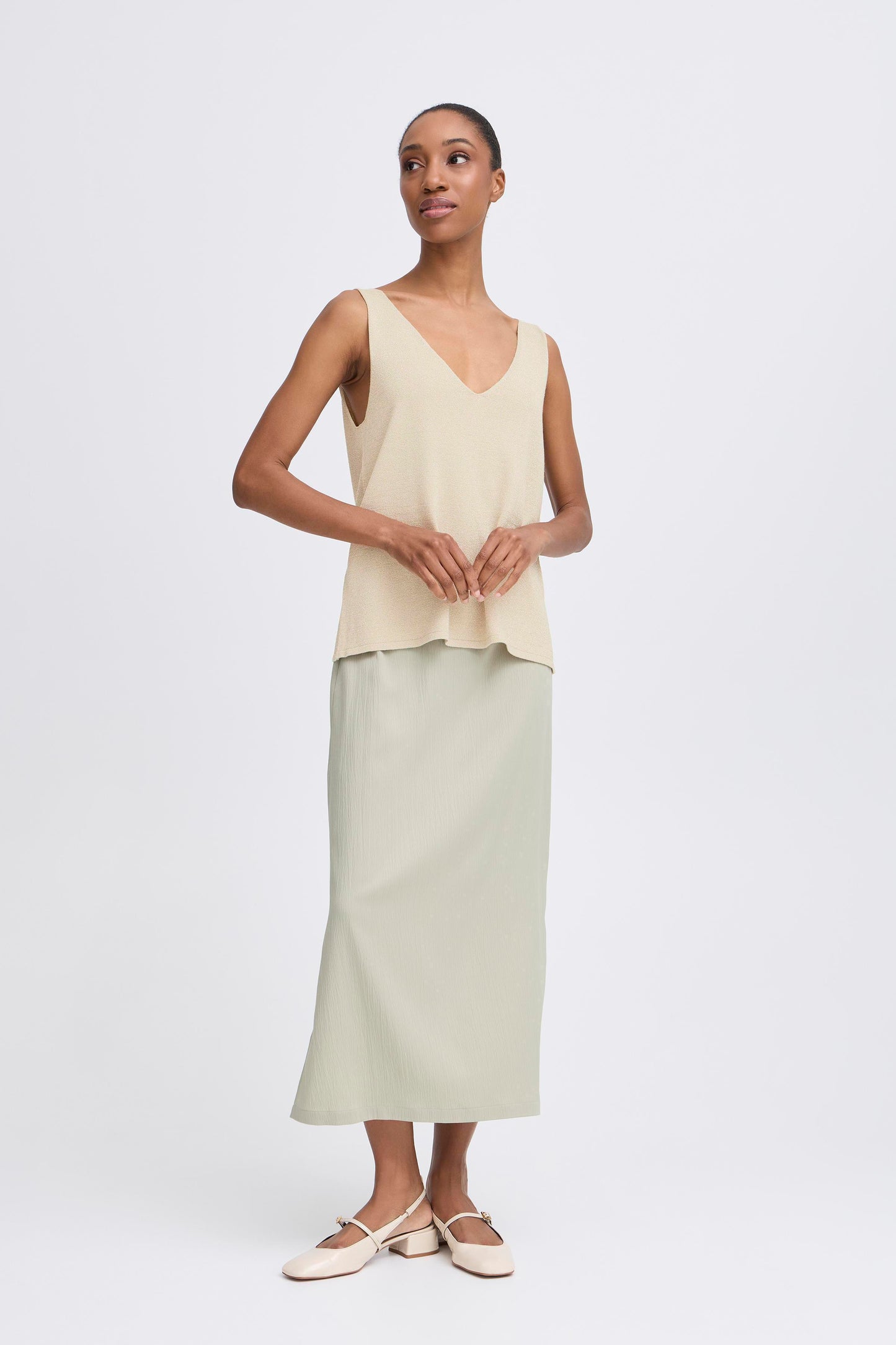 B Young Bymobbe Top | Frosted Almond