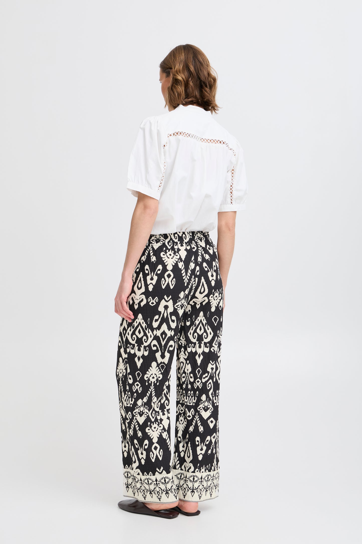 B Young Byjasmina Pants | Black Eth Mix