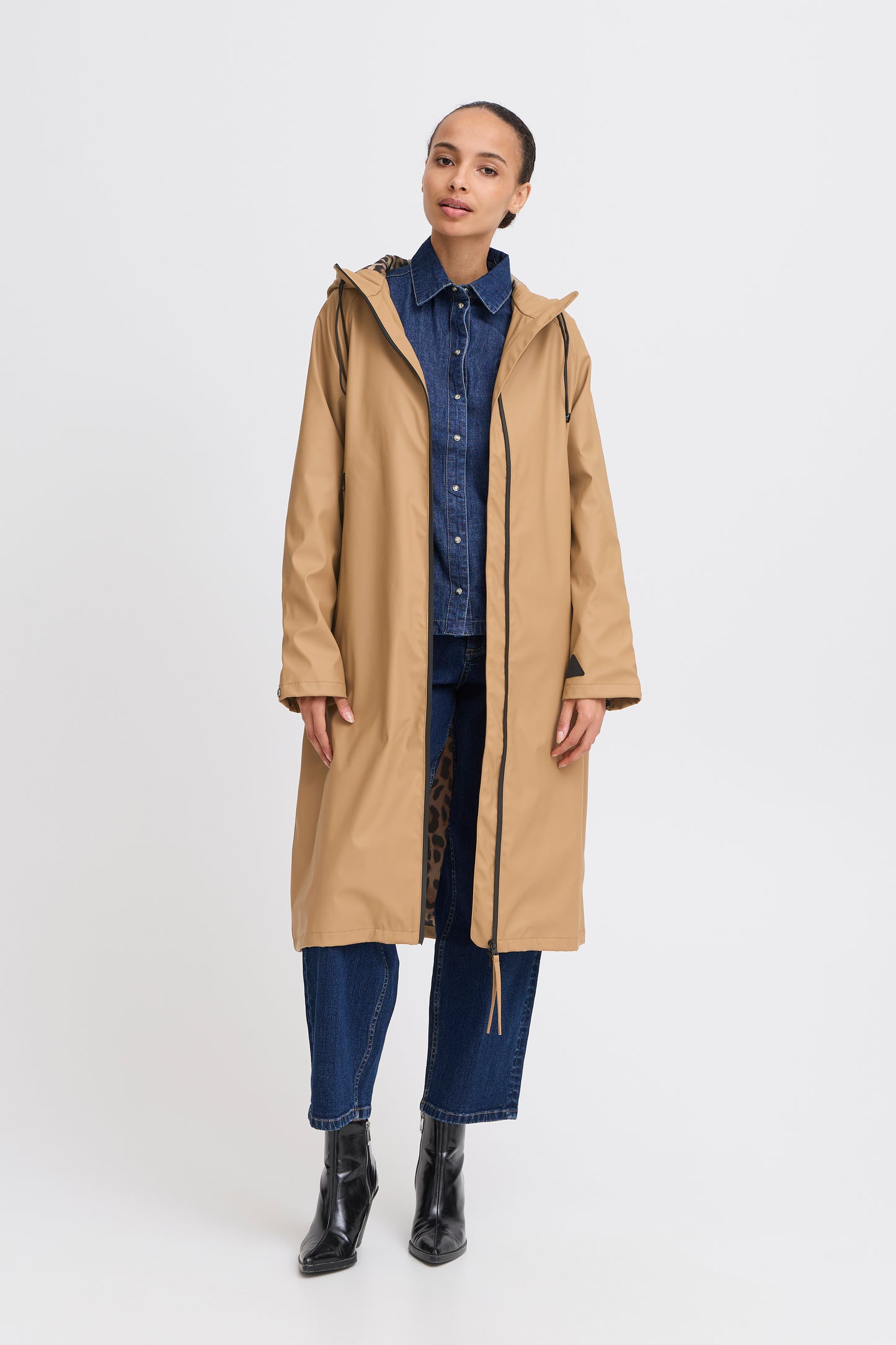 B Young Avan Coat | Tiger's Eye