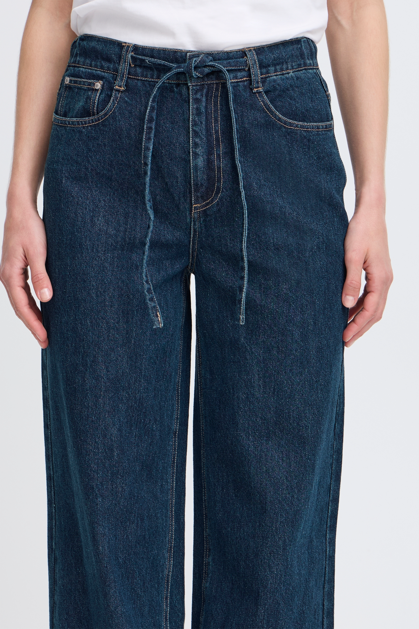 B Young Bylukan Jeans | Dark Blue Denim