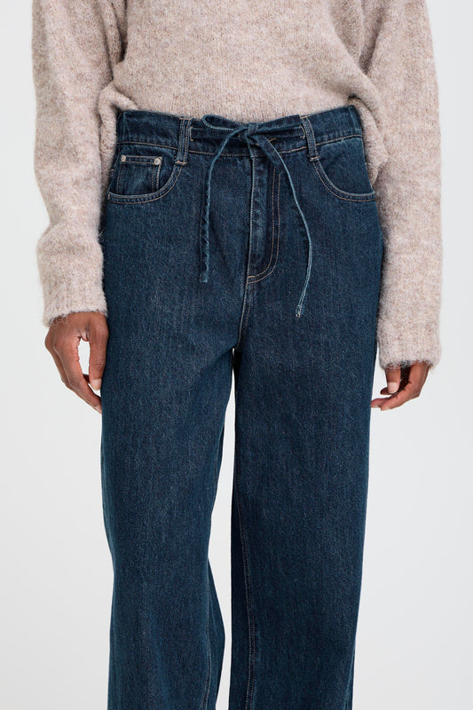 B Young Bylukan Jeans | Dark Blue Denim