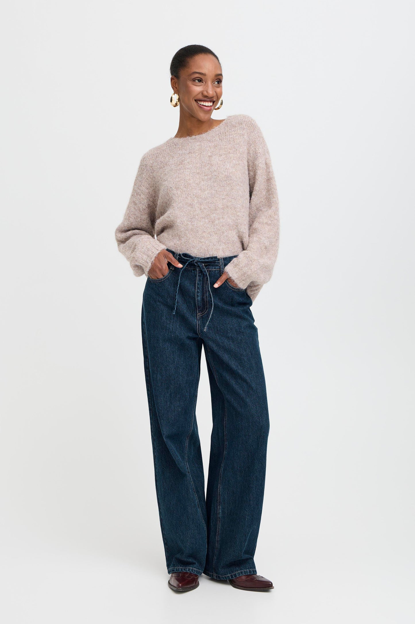 B Young Bylukan Jeans | Dark Blue Denim