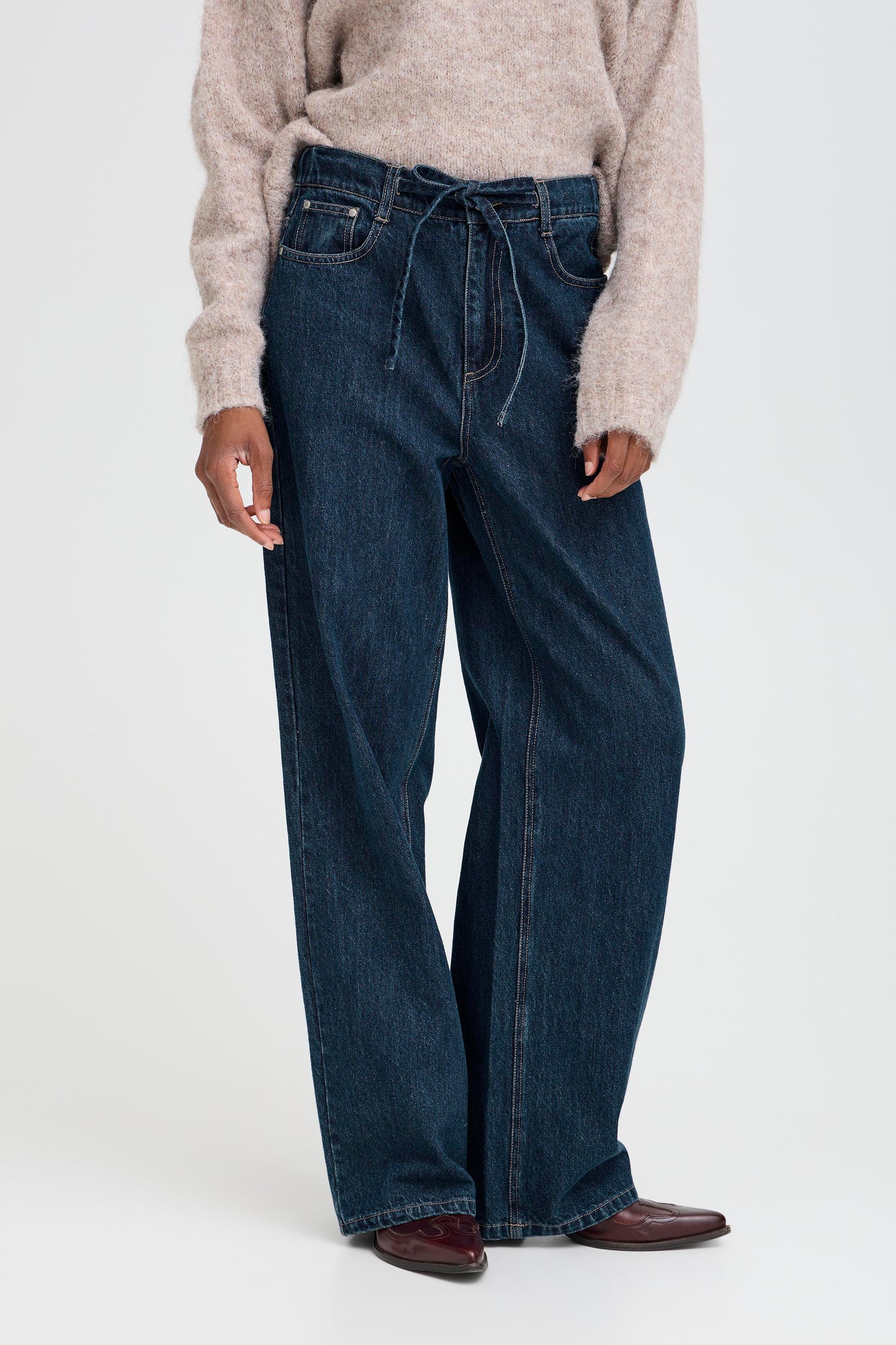 B Young Bylukan Jeans | Dark Blue Denim
