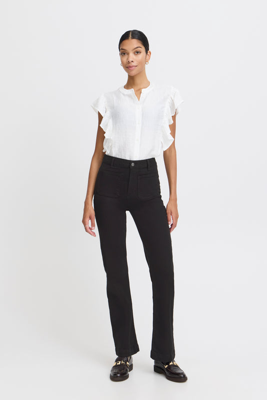 B Young Bylydia Pocket Jeans | Black