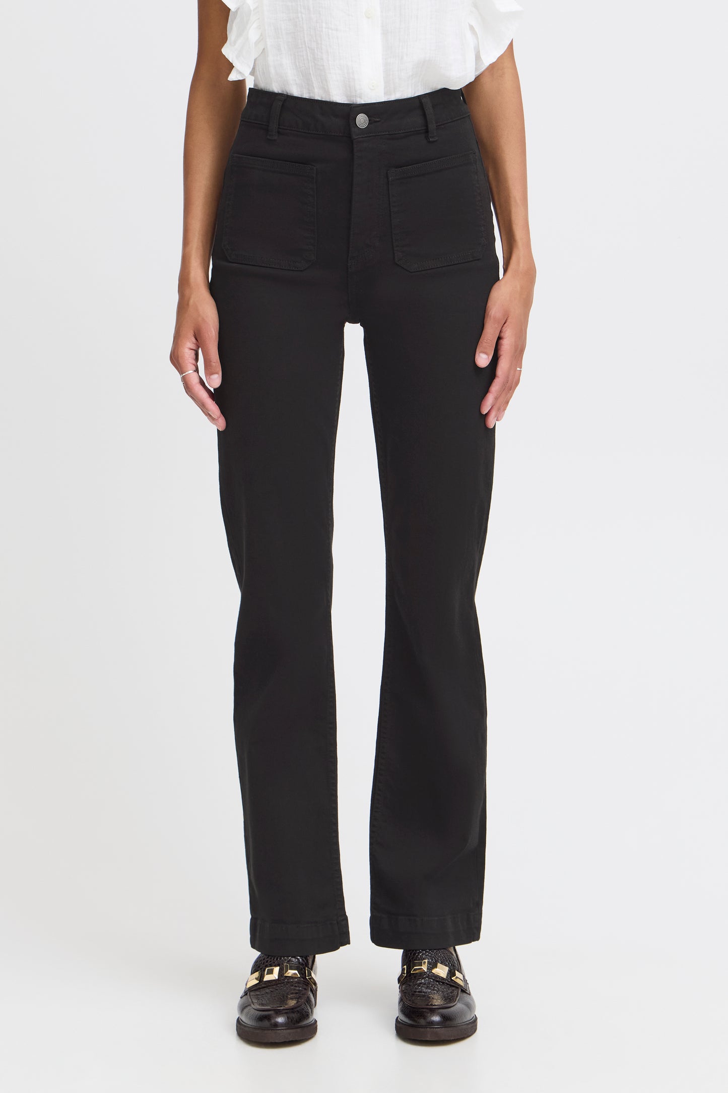 B Young Bylydia Pocket Jeans | Black