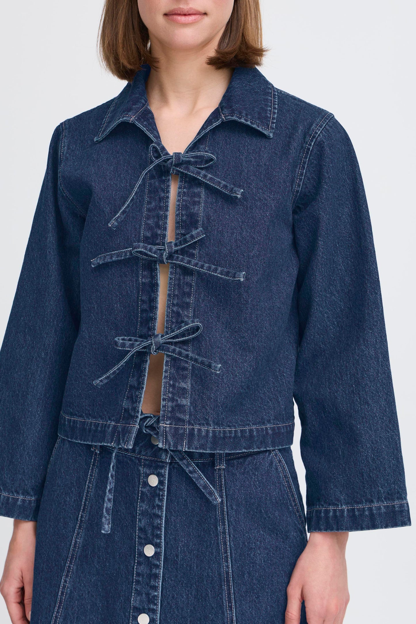 B Young Bylukan Shirt | Dark Blue Denim