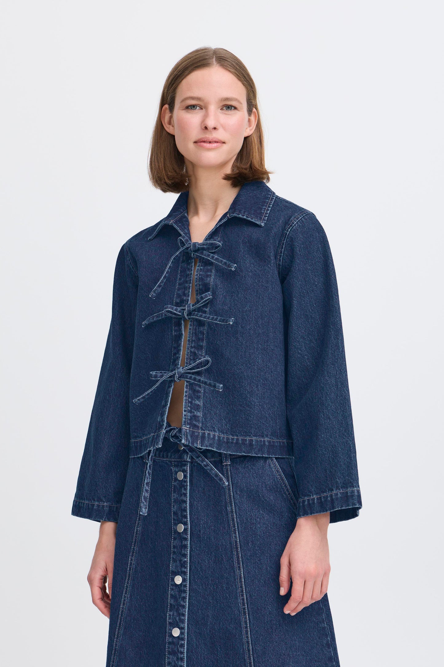 B Young Bylukan Shirt | Dark Blue Denim