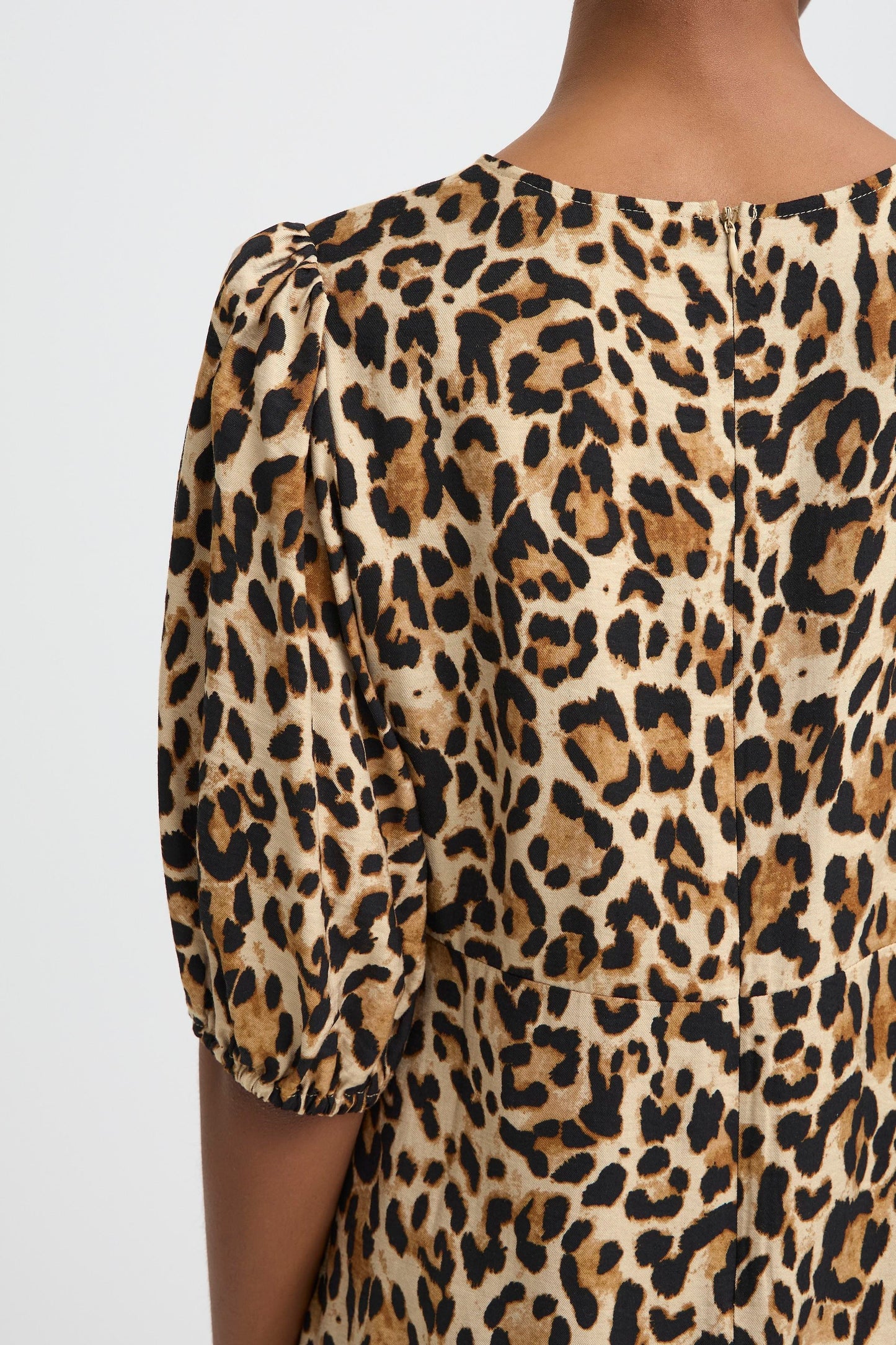 B Young Byihamma Long Dress | Humus Leopard
