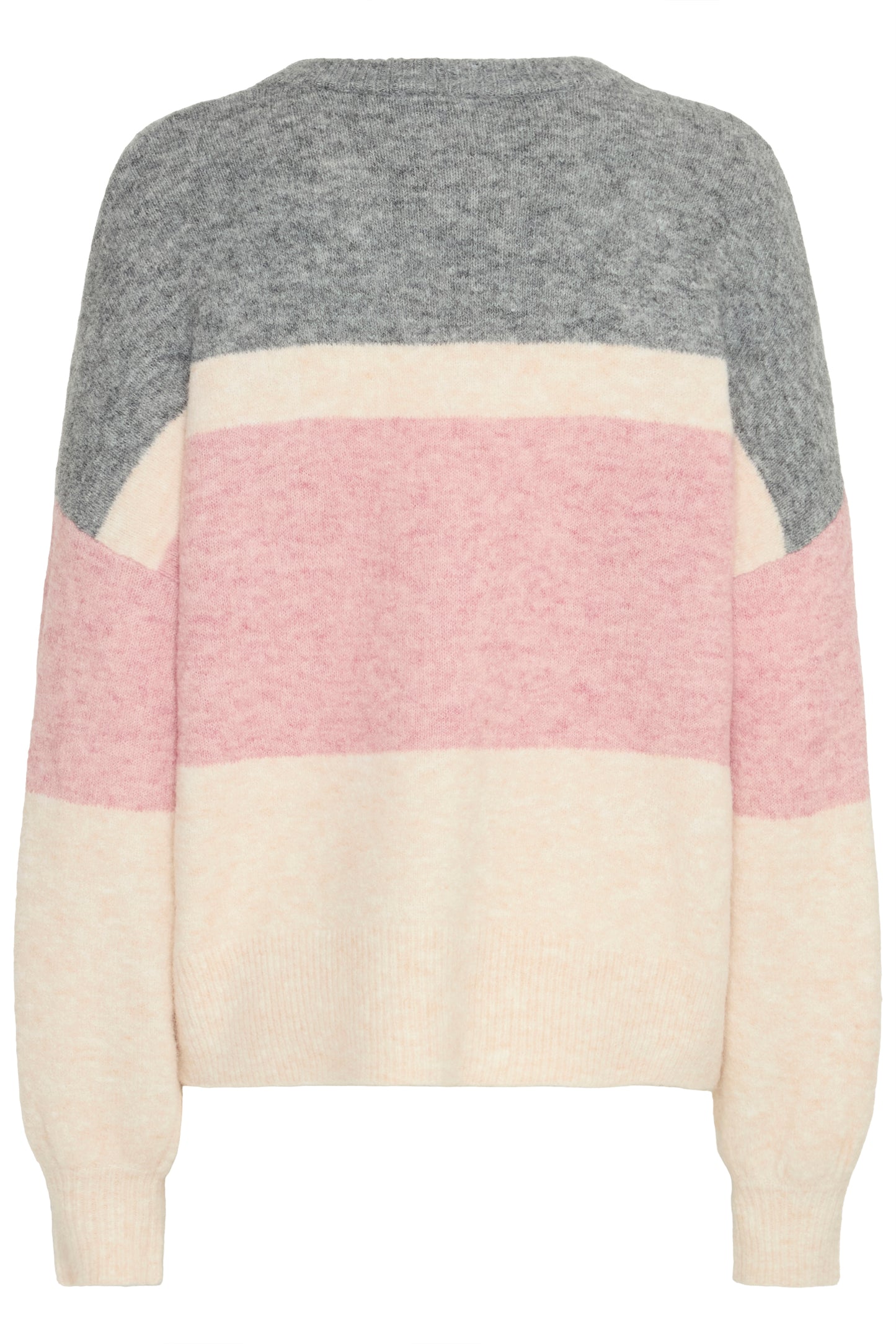 B Young Byomea Round Neck Jumper | Pale Mauve Mix