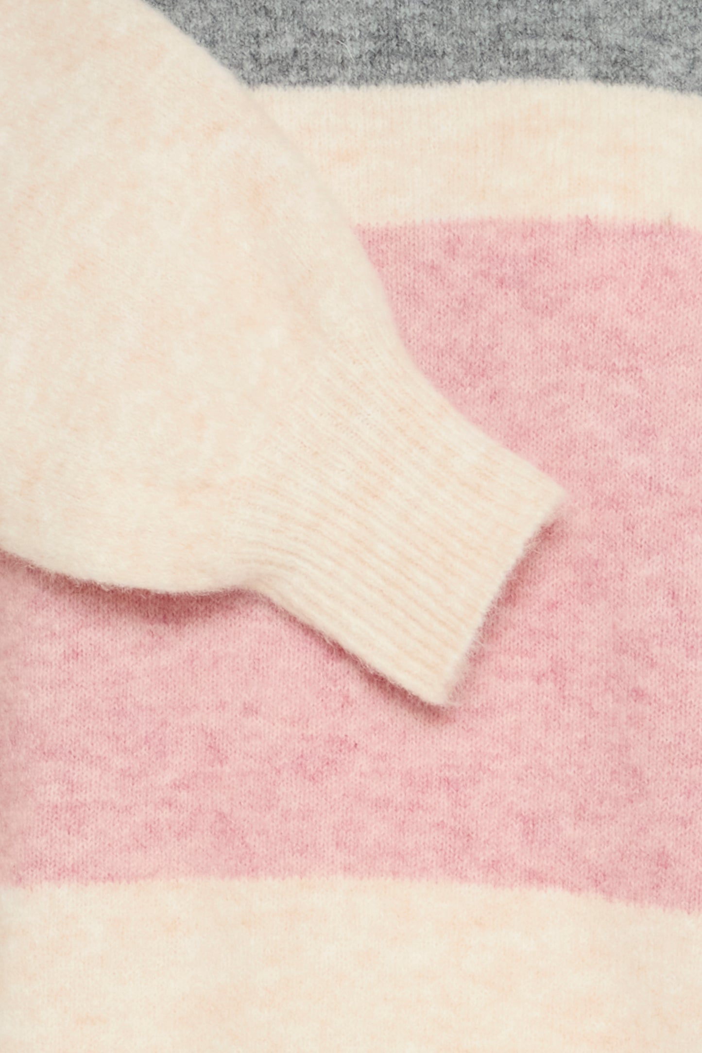 B Young Byomea Round Neck Jumper | Pale Mauve Mix