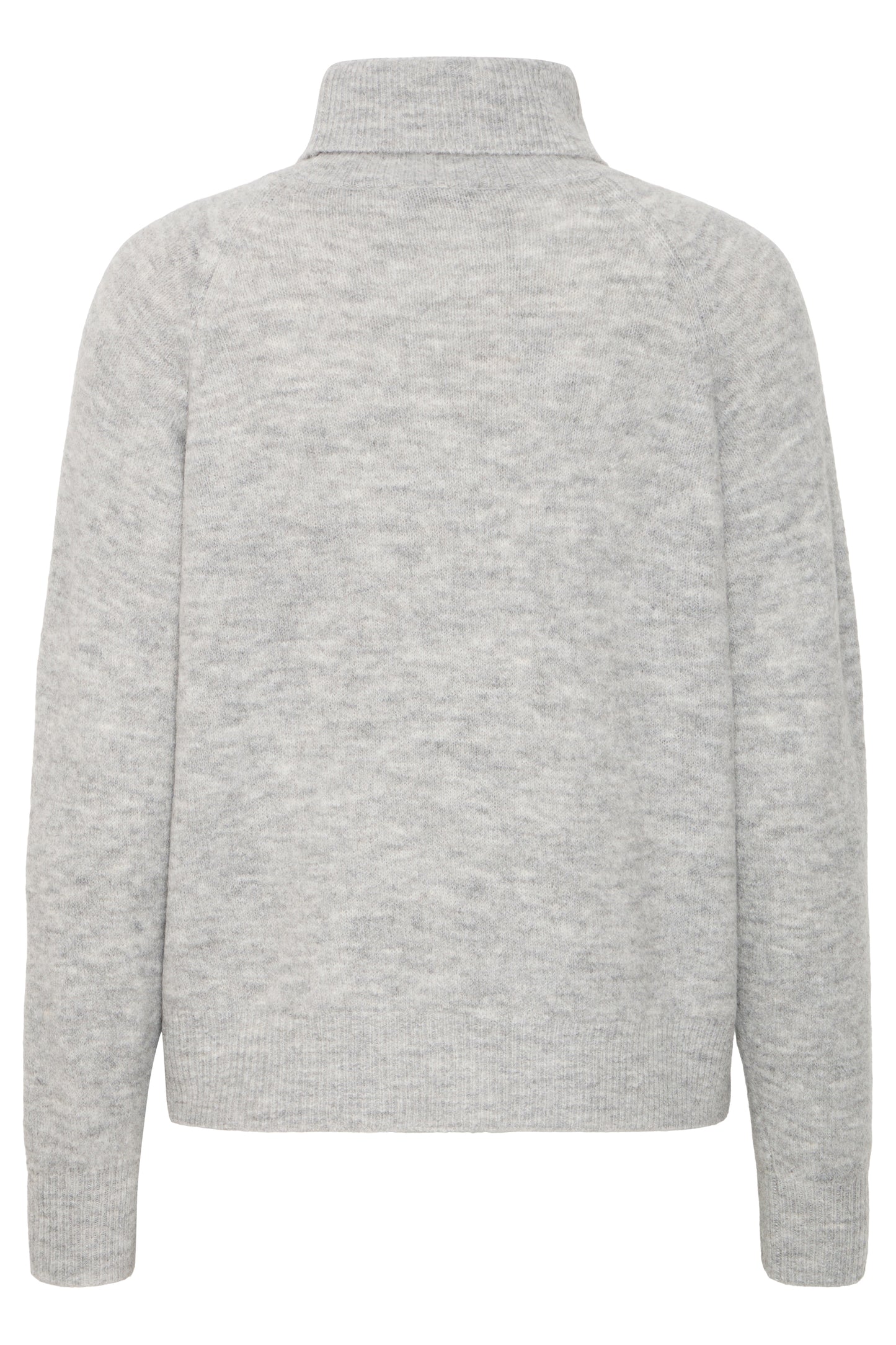 B Young Monna Rollneck | Mid Grey Melange