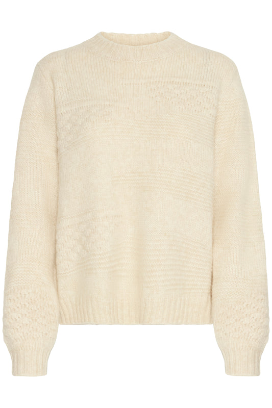 B Young ByOksana Jumper | Birch Melange