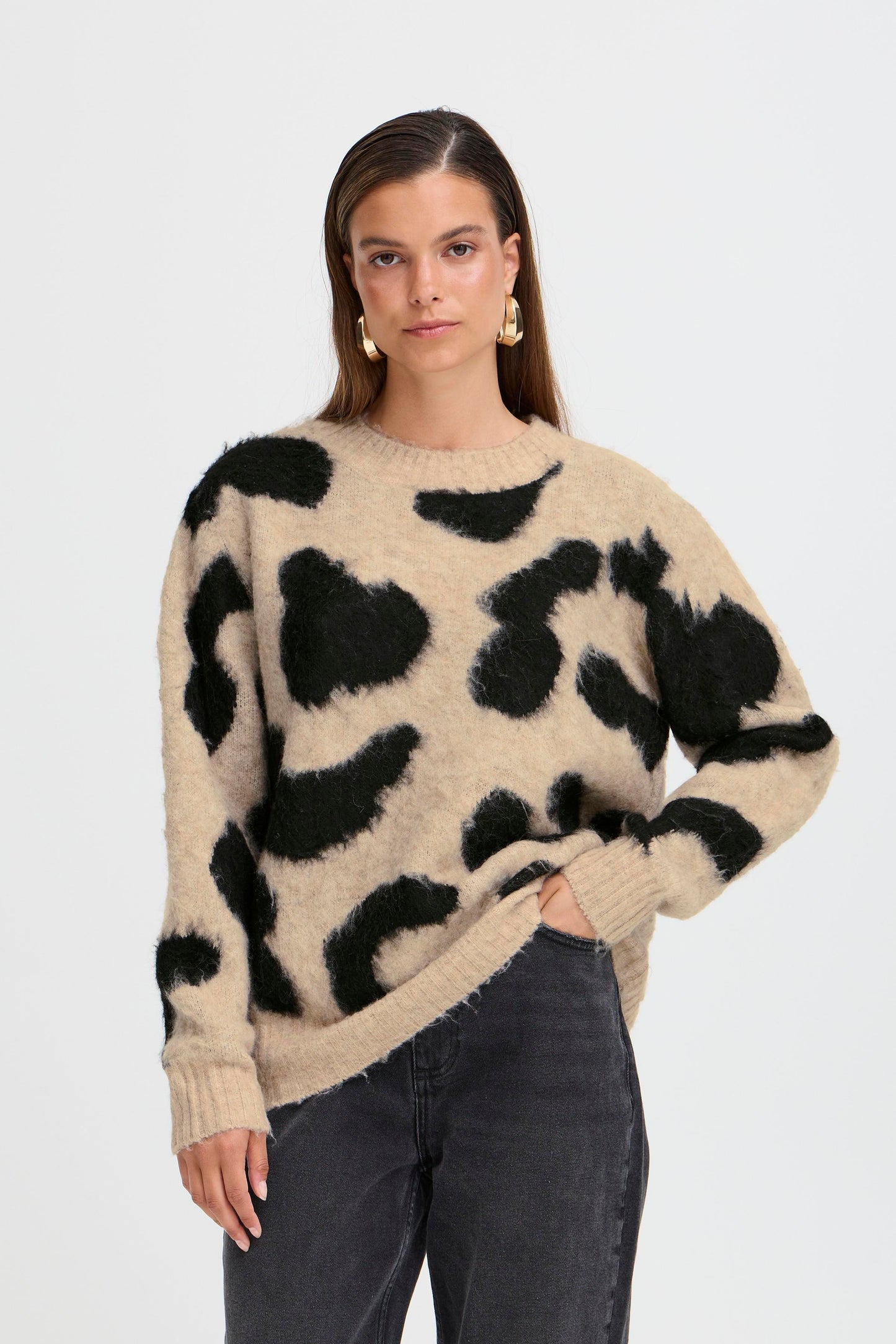 B Young Byminyax Jumper | Humus Mix