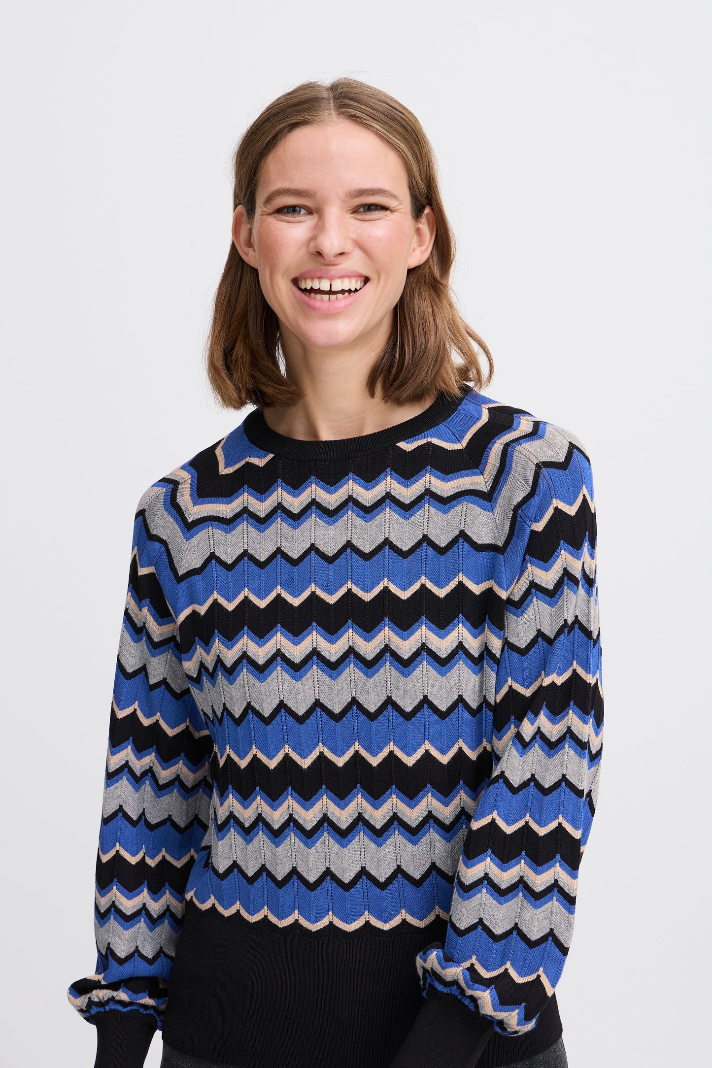 B Young Orla Zigzag Jumper