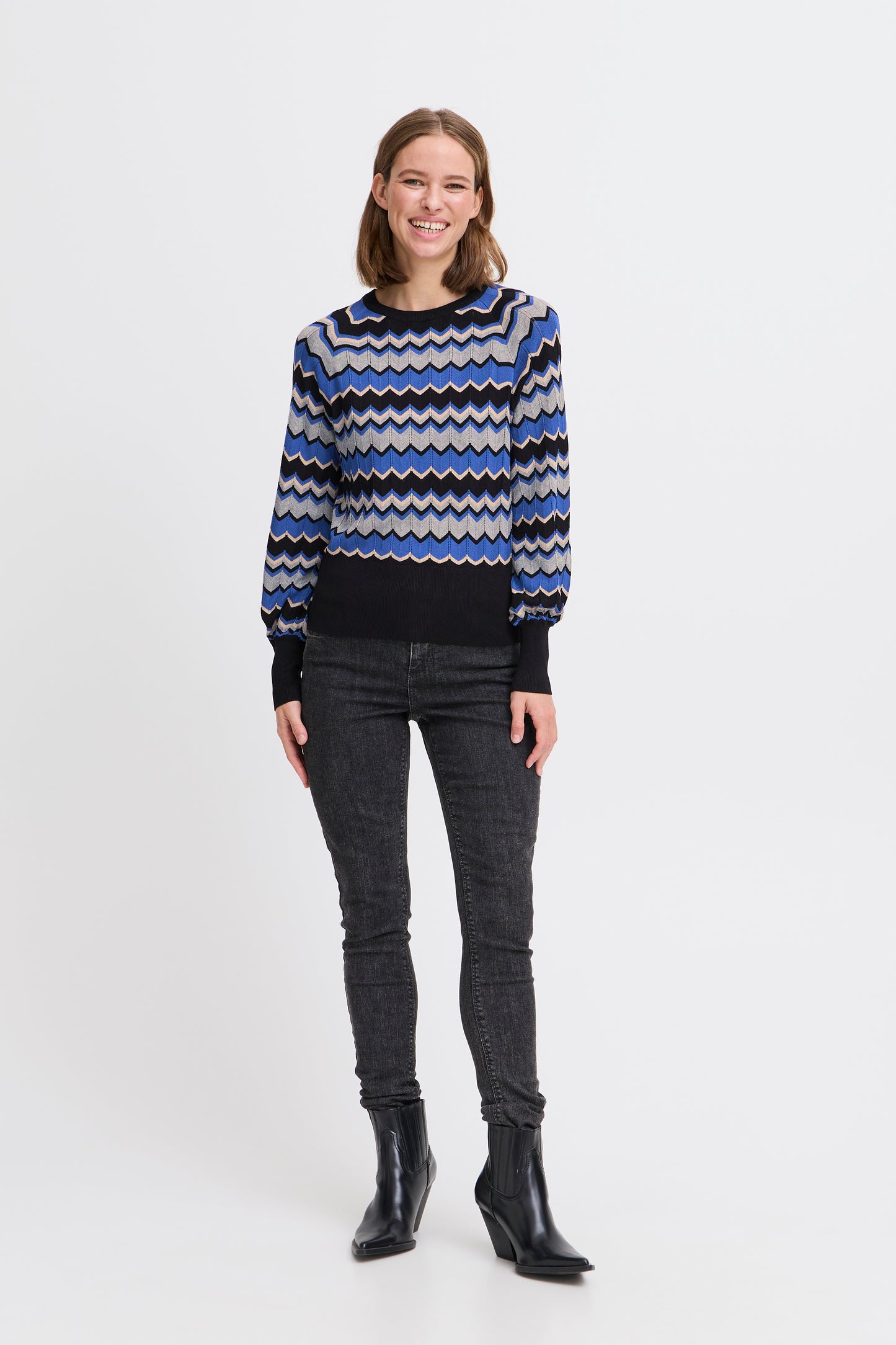 B Young Orla Zigzag Jumper