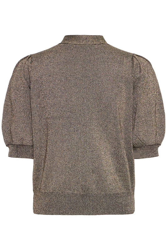 Bymobbe Bow Jumper | Gold