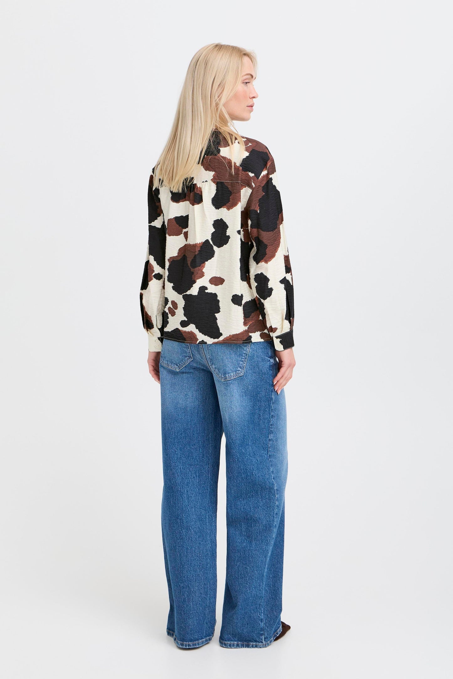B Young Ihamma Shirt | String Cow Print