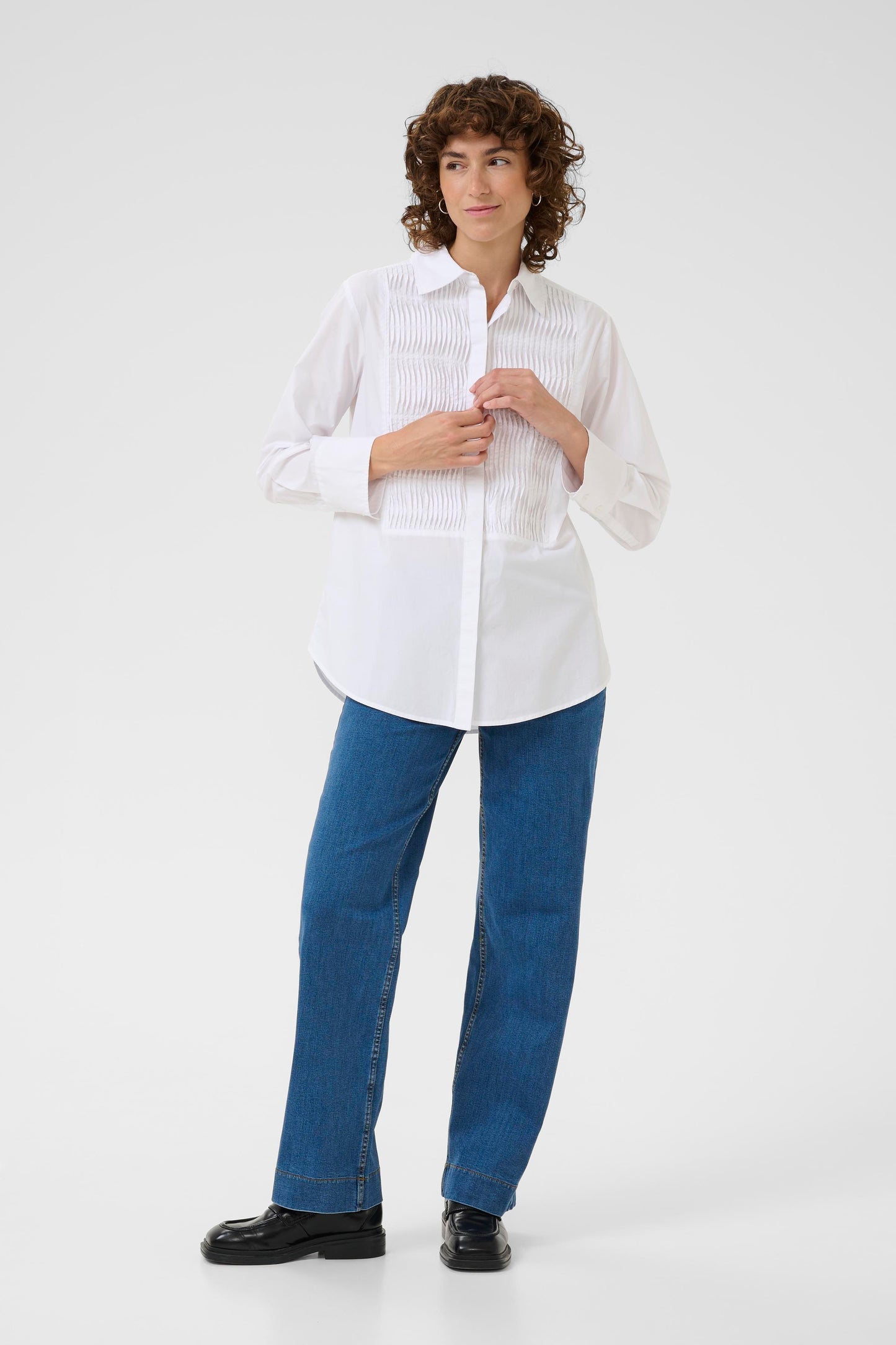 Part Two Natinka Shirt | Bright White